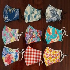 Washable Face mask Cotton 100% Sale buy 3 get 1 free hand made USA